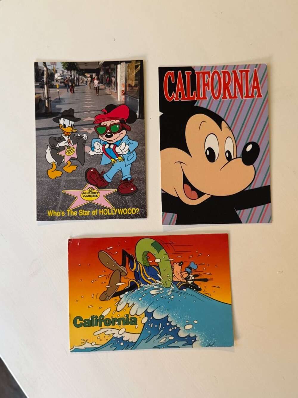 Vintage 1980s Disney Postcard Set from California